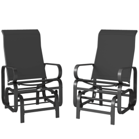 Gliding Lounger Chair Set of 2