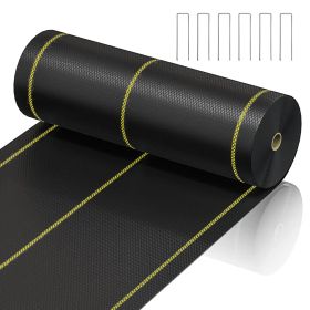 Prohibited From Sale On Amazon XISHAN Black Weed Control Fabric , 90g HDPE (Option: 3X300ft-Black)