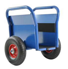 All-terrain Movement With Heavy Panel Cart, Flat Cart, Two Nice Handles, 10 Inch Solid Rubber Tires, Overweight 1000 Pounds, Heavy Duty Drywall A (Option: Blue)